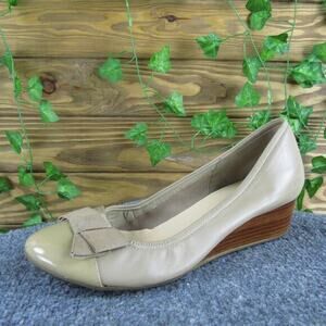 Cole Haan Women's NikeAir Pump Beige Leather Pump 9 Medium Gently Used‎ 2025